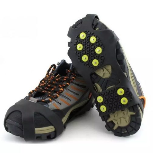 Anti-Rutsch Spikes Schuhe Schuhspikes Eiskrallen Schuhkrallen Größe L 