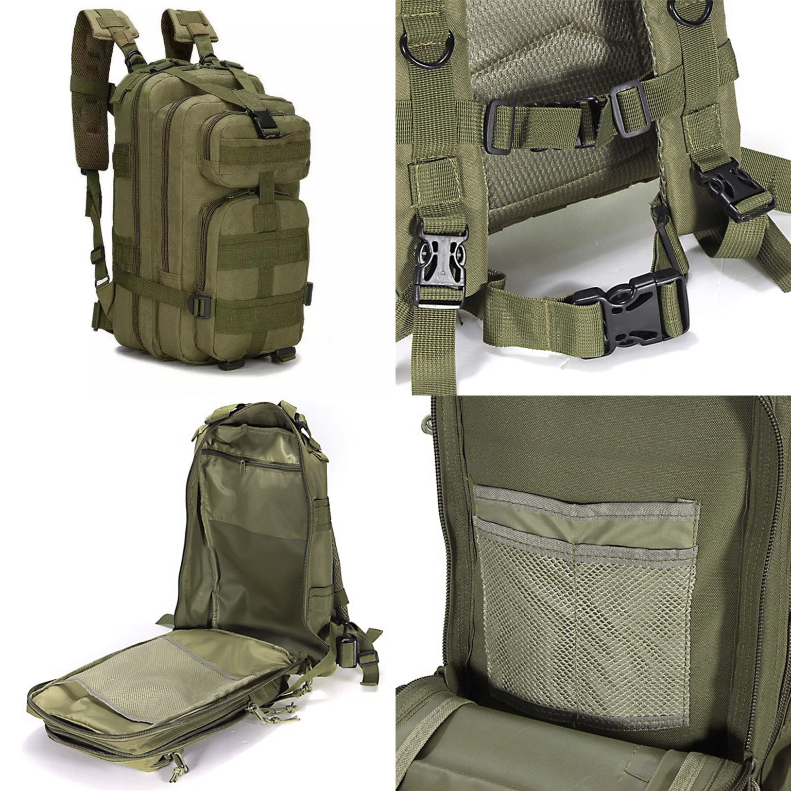 Bundeswehr Rucksack, Militär Kampfrucksack, Molle Army DayPack, US ...
