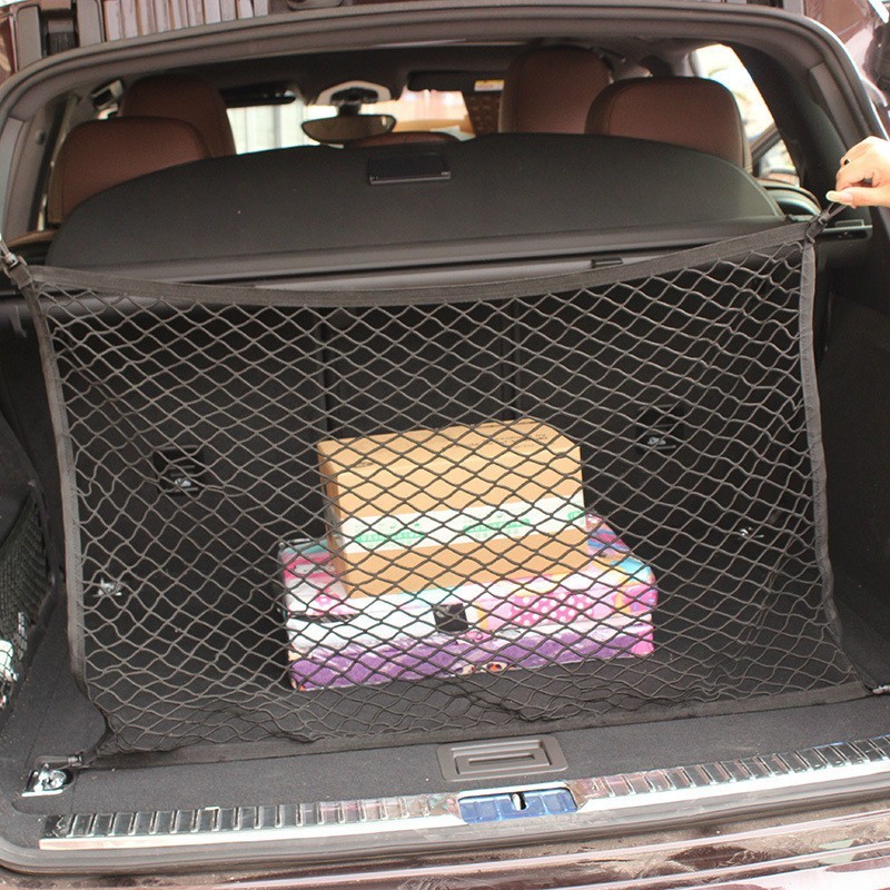 Kaufe Hochfestes Auto-Gepäcknetz, flexibles Kofferraumnetz mit vorgebohrtem  Loch