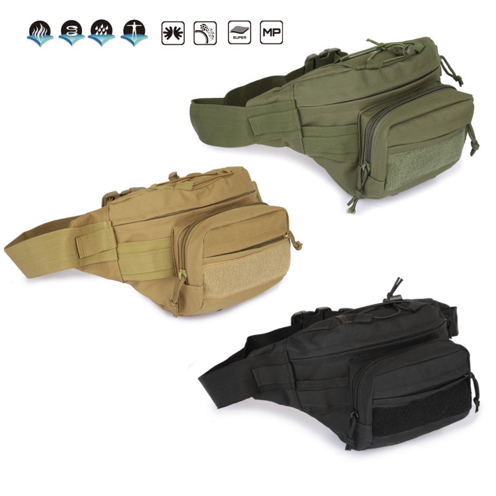 Gürteltasche großer Beutel Patronentasche für Patronenhülsen Molle Tactical Bag