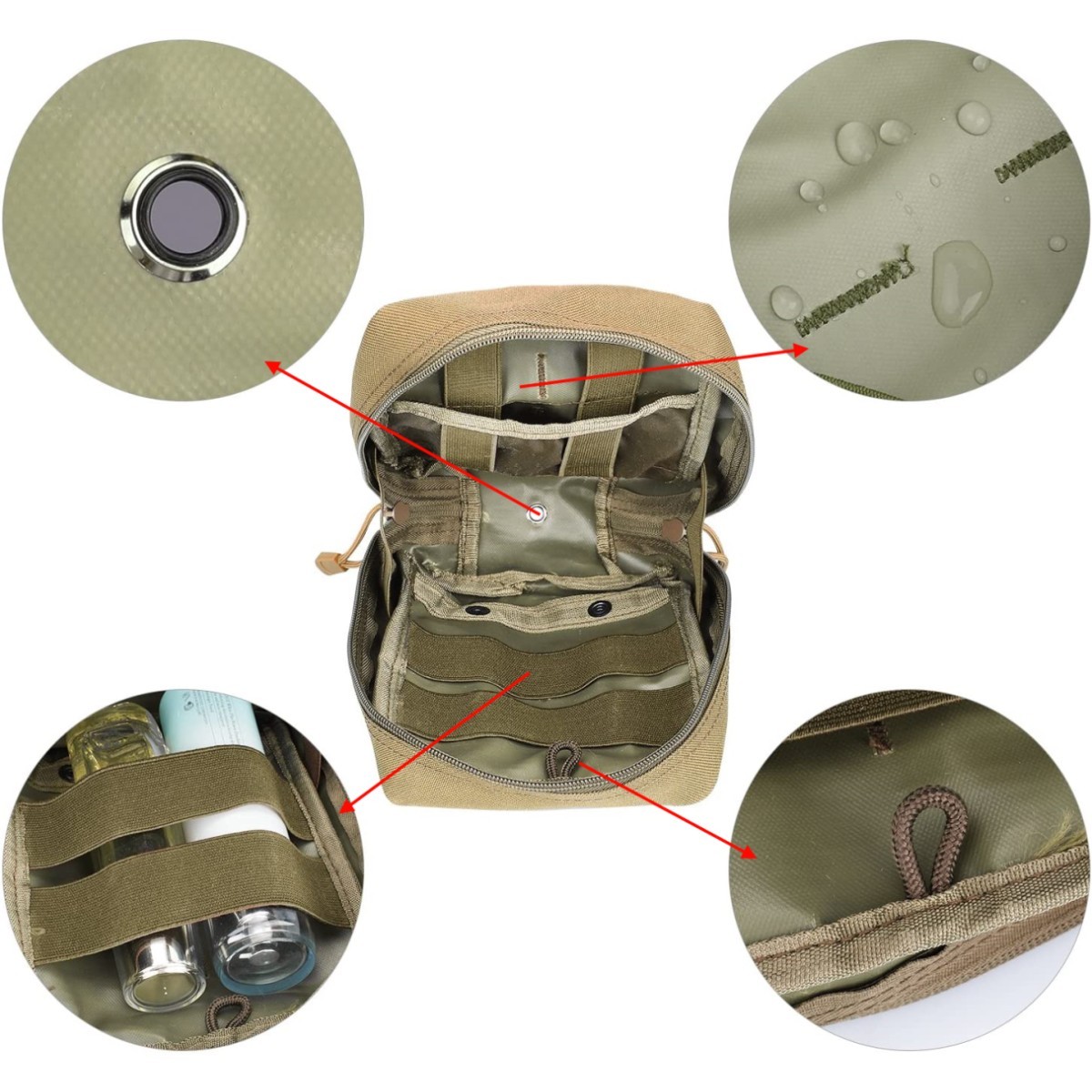 Tactical Molle Tasche Erste Hilfe / First Aid