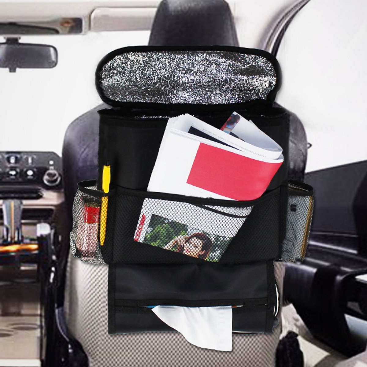 KFZ rücksitzkühltasche auto rücksitztasche organizer tasche rücksitz rückenlehne 