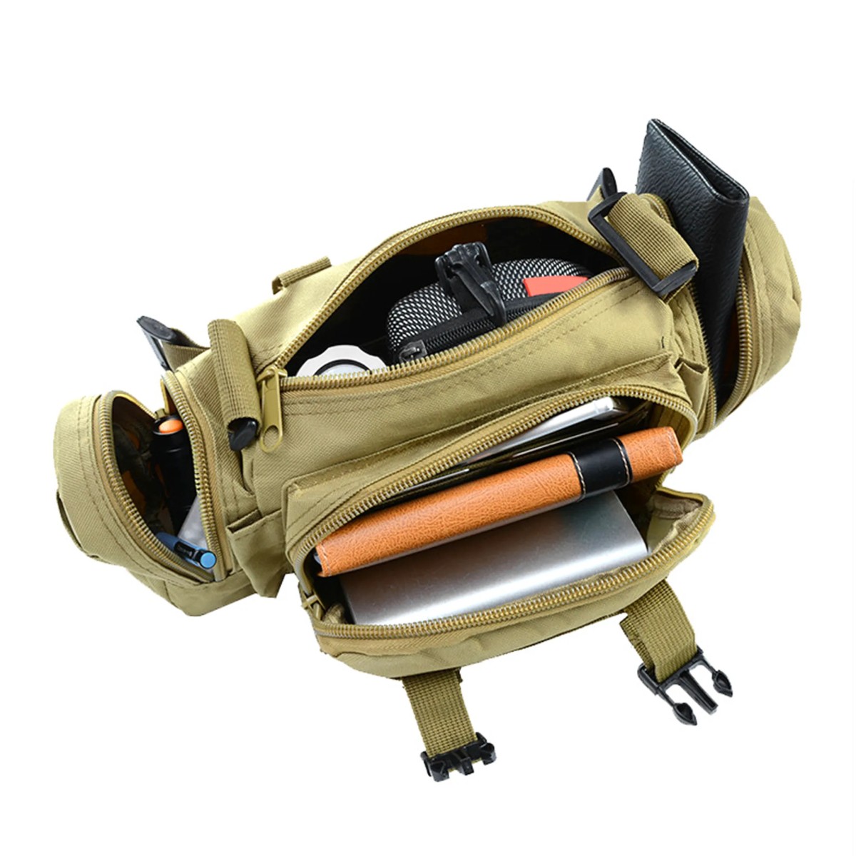 EEEKit Taktische Hüfttaschen Herren, 3 Pack Molle Tasche Wasserdicht  Kompakte Tactical Molle Pouche EDC Utility Bauchtasche Hüfttasche mit 3  Haken für