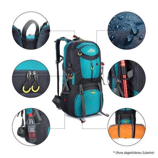 Trekkingrucksack 50L Details Aussen