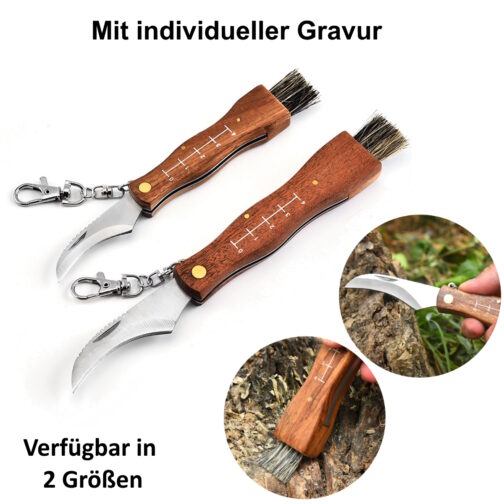 Pilzmesser mit Gravur